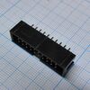 IDC-20M, вилка в плату шаг 2.54мм. прямая