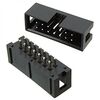 BH-14 (IDC-14MS), idc разъем, вилка на плату прямая двухрядная 14pin(2x7)., шаг 2.54мм