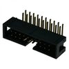 BH-20R (IDC-20MR), idc разъем, вилка на плату угловая двухрядная 20pin(2x10)., шаг 2.54мм
