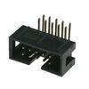 BH-10R (IDC-10MR), idc разъем, вилка на плату угловая двухрядная 10pin(2x5)., шаг 2.54мм