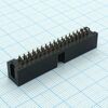DS1013-34SSIB1-B-0, idc разъем, вилка на плату прямая двухрядная 34pin(2x17)., шаг 2.54мм
