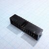 DS1013-24SSIB1-B-0, idc разъем, вилка на плату прямая двухрядная 24pin(2x12)., шаг 2.54мм