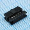 DS1017-10NA2B, idc разъем, розетка на плоский шлейф 10pin(2x5), шаг 2.00мм