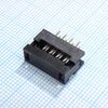DS1018-082BX, fdc разъем для шлейфа на плату 8pin(2x4), шаг 2.54мм
