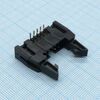 DS1011-10RBSiB7-B, вилка на плату, угловой монтаж 10pin(2х5), шаг 2.54мм