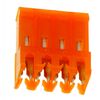 3-640599-4, разъем типа провод-плата, 18 awg, 3.96 мм, 4 контакт(-ов), гнездо, серия mta-156, idc / idt