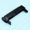 DS1011-40SBSiB7-B, вилка на плату, вертикальный монтаж 40pin(2х20), шаг 2.54мм