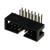 BH-14R (IDC-14MR), idc разъем, вилка на плату угловая двухрядная 14pin(2x7)., шаг 2.54мм