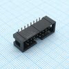 DS1013-16MSIXA-B, вилка на плату, smd монтаж 16pin(2x8), шаг 2.54мм