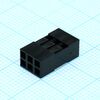 KLS1-540A-2X03-H/T, гнездо на кабель 2 ряда по 3 контакта шаг 2.54мм