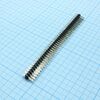 DS1021-2X40SF11, pld разъем, вилка на плату двухрядная прямая 80pin(2x40), шаг 2.54мм