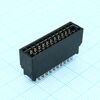 SL-22 (E-D-022-LF) слот, слот 22 контакта, 2,54мм. 3а для монтажа на плату