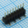 DS1031-03-1X8P8BS311-3A, однорядный штыревой соединитель на плату 8 pin smd монтаж
