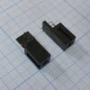 SL-1.27-004R угловой, слот 4 контакта, 1.27мм. 3а для монтажа на плату