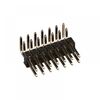 DS1022-2X7RF11-B, соединитель штыревой, вилка на плату двухрядная угловая 14pin(2x7), шаг 2.54мм