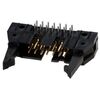 5499786-2, разъем с боковыми креплениями amp-latch-14 вилка на плату угловая 2.54мм 14 контактов