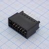 SL-12, слот 12 контактов, 2,54мм. 3а для монтажа на плату