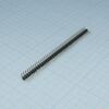 DS1025-02-1X40P8BR1-B, соединитель штыревой, вилка на плату однорядная угловая 40pin(1x40), шаг 2.00мм