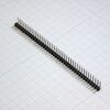 PLS2 1x40R pitch 2.00 mm, соединитель штыревой, вилка на плату однорядная прямая 40pin(1x40), шаг 2.00мм