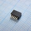 DS1065-03-2X5S8BV, гнездо на плату 2х5 контактов, шаг 1.27мм, высота 4.40мм, монтаж в отверстия