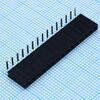 DS1024-1X15R0, гнездо на плату угловое 1x15 конт., шаг 2.54 мм., длина 8.5мм