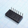 DS1024-1X7R2, гнездо на плату угловое 1x7 конт., шаг 2.54 мм., длина 8.5мм