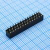 DS1026-05-2X14S8BV, гнездо на плату 2x14 конт., шаг 2.00мм, высота 4.3мм, позолоч