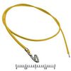 HU 2,54 MM AWG26 0,3M YELLOW, разъем питания низковольтный hu 2,54 мм awg26 0,3m желтый, 1 контакт