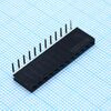 DS1024-1X12R2, гнездо на плату угловое 1x12 конт., шаг 2.54 мм., длина 8.5мм