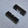 PBD-18 (2X09) smd, гнездо на плату 2.54мм