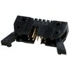 5499910-1, amp-latch-10 вилка на плату прямая, 2.54мм с защелками, цвет черный