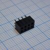 DS1026-05-2X4S8BV, гнездо на плату 2x4 конт., шаг 2.00мм, высота 4.3мм, позолоч
