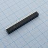DS1026-05-2X20S8BV, гнездо на плату 2x20 конт., шаг 2.00мм, высота 4.3мм, позолоч