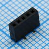 DS1065-02-1X5S8BS2, розетка на плату, однорядная шаг1,27мм, smd 5 контактов
