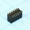 DS1065-05-2X6S8BSXB, гнездо на плату 2х6 контактов, шаг 1.27мм, smt, высота 4.40мм