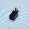 DS1024-2X2R2, гнездо на плату угловое 2x2 конт., шаг 2.54 мм., длина 8.5мм