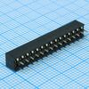 DS1026-05-2X15S8BV, гнездо на плату 2x15 конт., шаг 2.00мм, высота 4.3мм, позолоч