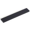 DS1023-1X22S21, гнездо на плату 1х22 конт., шаг 2.54мм, высота 8.5мм