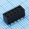 DS1026-09-2X5S8BSXBX, гнездо на плату 2 ряда по 5 контактов шаг 2мм smd