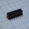 DS1026-05-2X7S8BV, гнездо на плату 2x7 конт., шаг 2.00мм, высота 4.3мм, позолоч