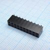 DS1023-11-2X10B8XBS, гнездо на плату smd 2x10 конт., шаг 2.54мм, высота 7.4мм, позолоч