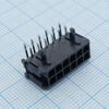 430451200, прямоугольный разъем, серия micro-fit 3.0 43045, 12 контакт(-ов), штыревой разъем, 3 мм