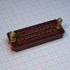 РП14-30 Л розетка, соединитель низкочастотный, прямоугольный, внутреннего монтажа