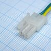 MF-2x1F провод 0.3m AWG20, разъем питания mini-fit 2 контакта, гнездо на проводе 300мм, шаг 4,2мм