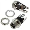 TC-025 2.4MM, разъем питания штырьковый tc-025 2.4 мм, монтаж на панель
