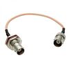 BNC-KY-1.5-RG316-15CM-BNC-K-1.5, разъем высокочастотный, кабельная сборка bnc гнездо - bnc гнездо, длина 15 см