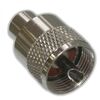UHF-U59P, разъем высокочастотный штекер uhf, накрутка на кабель rg59