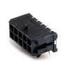 430451001, прямоугольный разъем, серия micro-fit 3.0 43045, 10 контакт(-ов), штыревой разъем, 3 мм