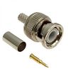 BNC-C58P, разъём высокочастотный, штекер bnc, обжимной на кабель rg58