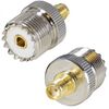 UHFF-SMAF, разъем высокочастотный, переходник uhf гн - sma гн